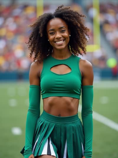 Professional cheerleader AI photo 22 - High quality artificial intelligence photography