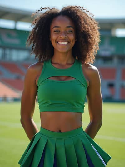 Professional cheerleader AI photo 27 - High quality artificial intelligence photography