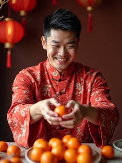 AI photography example 4 - chinese new year photos generated by artificial intelligence