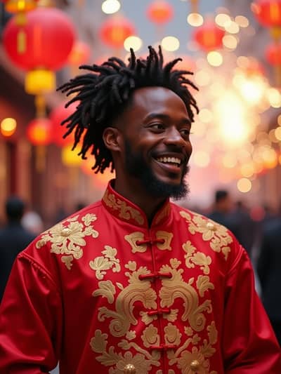 AI photography example 14 - chinese new year photos generated by artificial intelligence