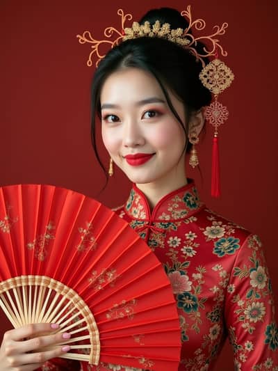 Chinese New Year style photo 18 created with AI technology - PhotoForge professional photography