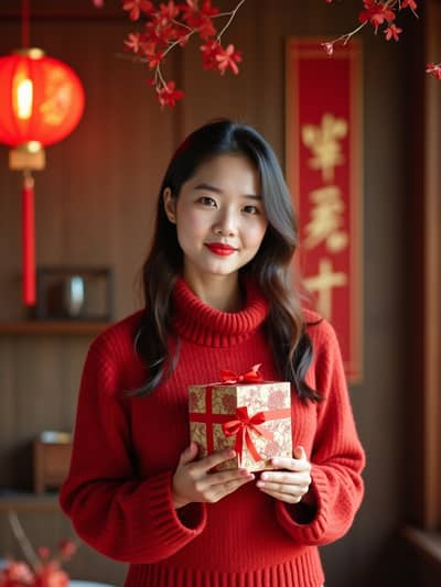 AI photography example 24 - chinese new year photos generated by artificial intelligence
