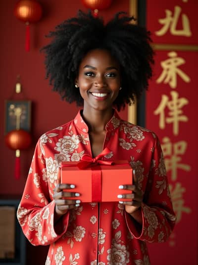 AI photography example 34 - chinese new year photos generated by artificial intelligence