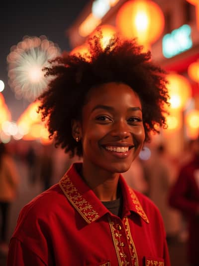 AI photography example 39 - chinese new year photos generated by artificial intelligence
