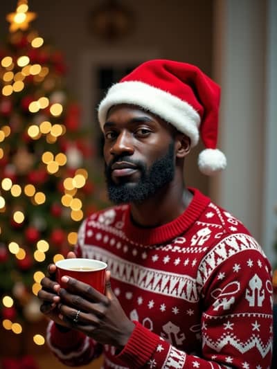 AI photography example 4 - christmas photos generated by artificial intelligence