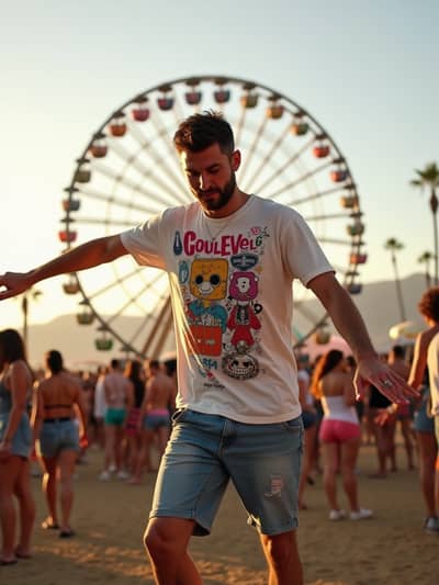 AI generated coachella photo example 1 - Professional coachella photography by PhotoForge