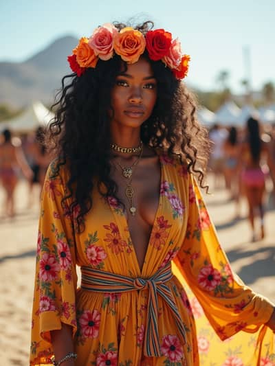 Professional coachella AI photo 2 - High quality artificial intelligence photography