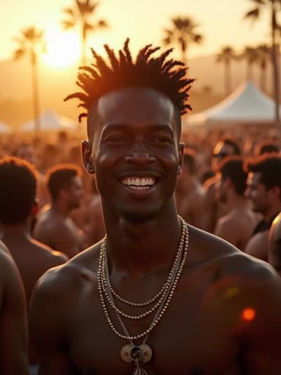 PhotoForge AI coachella photo sample 20 - Studio quality AI generated photography