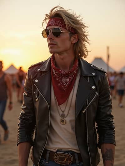 Professional coachella AI photo 22 - High quality artificial intelligence photography