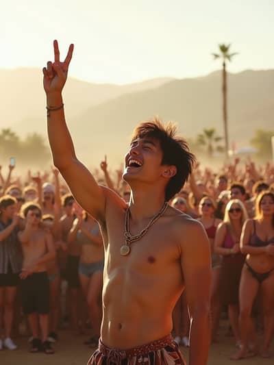 AI generated coachella photo example 36 - Professional coachella photography by PhotoForge