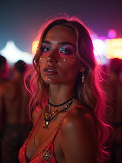 PhotoForge AI coachella photo sample 45 - Studio quality AI generated photography