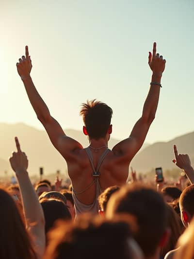 Professional coachella AI photo 47 - High quality artificial intelligence photography