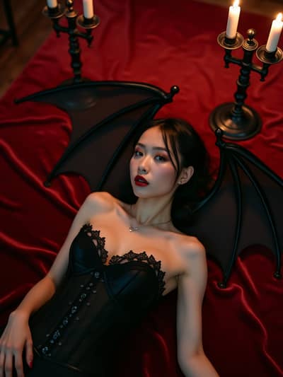 AI generated cosplay lingerie photo example 16 - Professional cosplay lingerie photography by PhotoForge
