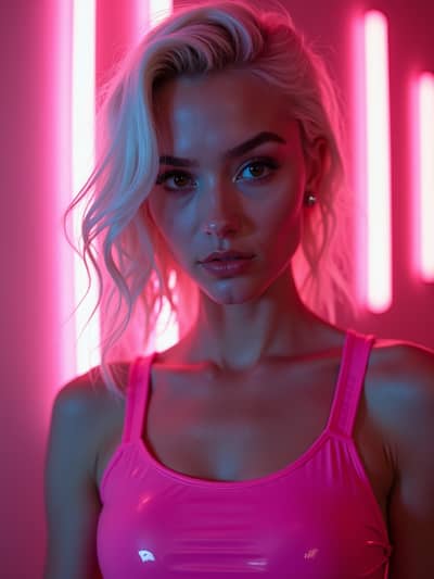 Professional cyberpunk AI photo 17 - High quality artificial intelligence photography