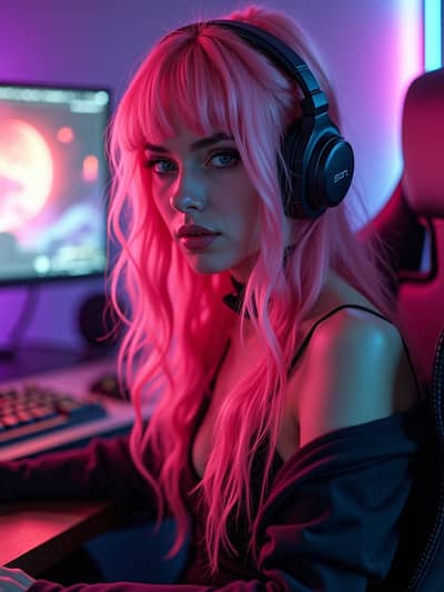 PhotoForge AI cyberpunk photo sample 20 - Studio quality AI generated photography