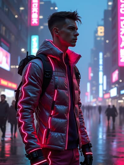 Professional cyberpunk AI photo 27 - High quality artificial intelligence photography