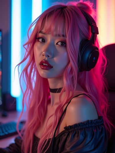 Professional cyberpunk AI photo 47 - High quality artificial intelligence photography