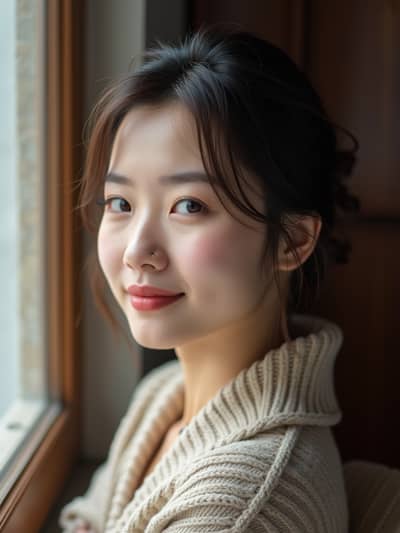 AI photography example 14 - dating headshots photos generated by artificial intelligence