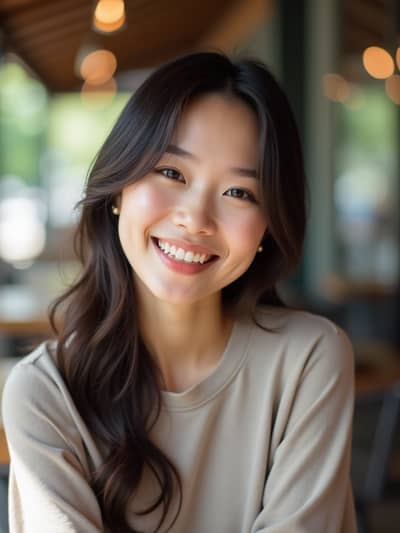 AI photography example 19 - dating headshots photos generated by artificial intelligence