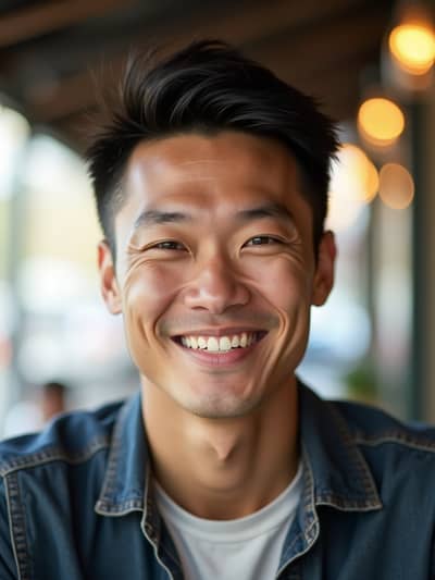 AI photography example 44 - dating headshots photos generated by artificial intelligence