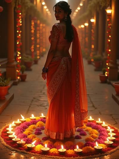AI generated diwali photo example 6 - Professional diwali photography by PhotoForge
