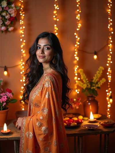 AI generated diwali photo example 11 - Professional diwali photography by PhotoForge