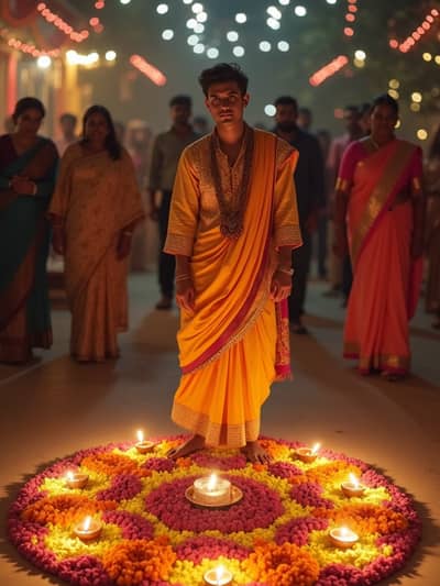 PhotoForge AI diwali photo sample 15 - Studio quality AI generated photography