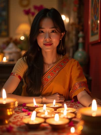 AI generated diwali photo example 41 - Professional diwali photography by PhotoForge