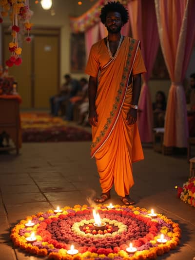 Diwali style photo 43 created with AI technology - PhotoForge professional photography