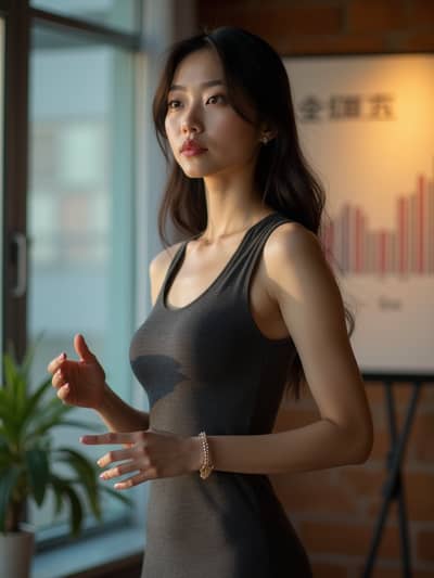 AI photography example 4 - dubai influencer photos generated by artificial intelligence