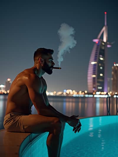 PhotoForge AI dubai influencer photo sample 10 - Studio quality AI generated photography