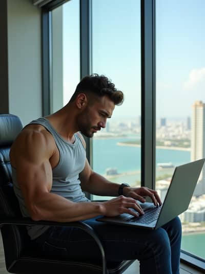 AI generated dubai influencer photo example 31 - Professional dubai influencer photography by PhotoForge
