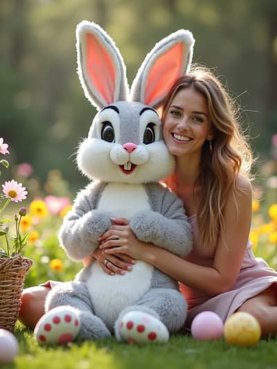 AI photography example 4 - easter photos generated by artificial intelligence