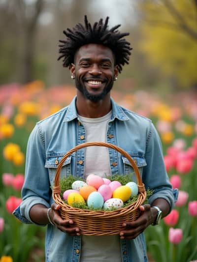 PhotoForge AI easter photo sample 5 - Studio quality AI generated photography