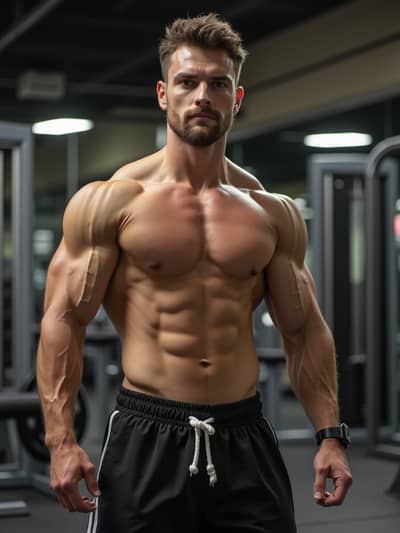 Professional fitness influencer AI photo 7 - High quality artificial intelligence photography