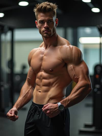 Fitness Influencer style photo 8 created with AI technology - PhotoForge professional photography