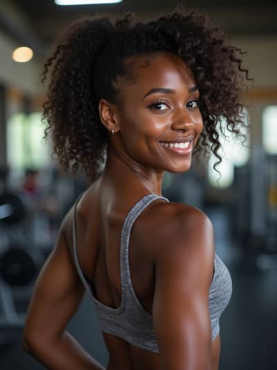 Fitness Influencer style photo 13 created with AI technology - PhotoForge professional photography