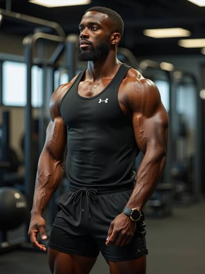 Professional fitness influencer AI photo 22 - High quality artificial intelligence photography