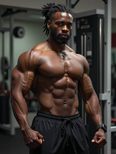 PhotoForge AI fitness influencer photo sample 25 - Studio quality AI generated photography