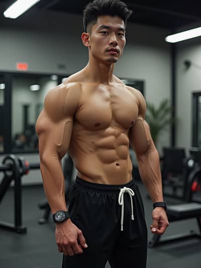 Professional fitness influencer AI photo 27 - High quality artificial intelligence photography