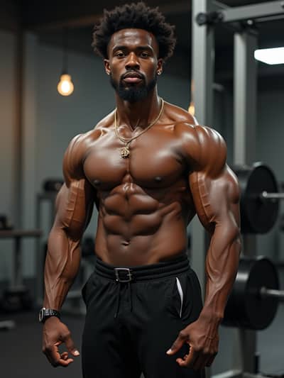 AI photography example 29 - fitness influencer photos generated by artificial intelligence