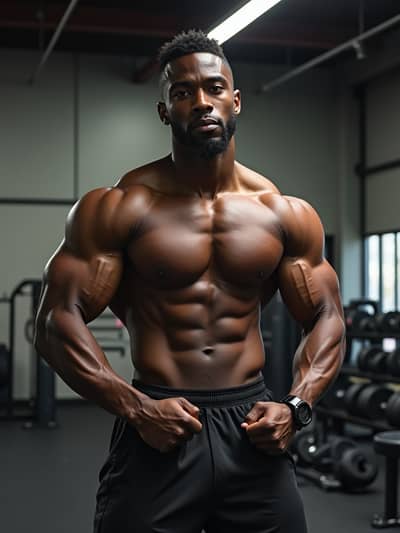 AI photography example 44 - fitness influencer photos generated by artificial intelligence