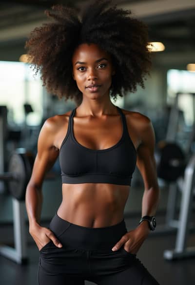 AI generated fitness photo example 1 - Professional fitness photography by PhotoForge