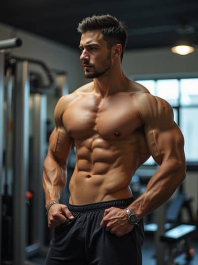 AI generated fitness photo example 6 - Professional fitness photography by PhotoForge