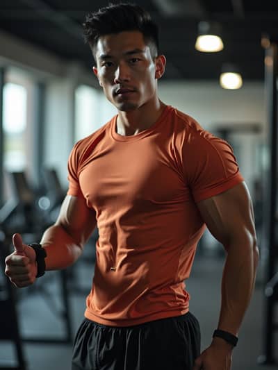 AI generated fitness photo example 11 - Professional fitness photography by PhotoForge