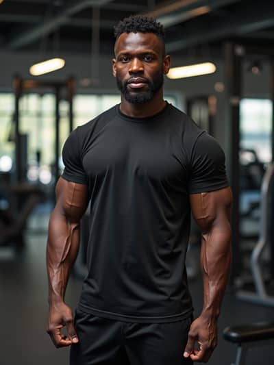 AI photography example 14 - fitness photos generated by artificial intelligence
