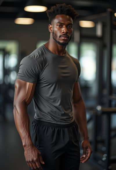 AI photography example 29 - fitness photos generated by artificial intelligence