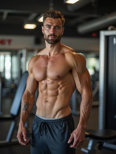 AI photography example 34 - fitness photos generated by artificial intelligence