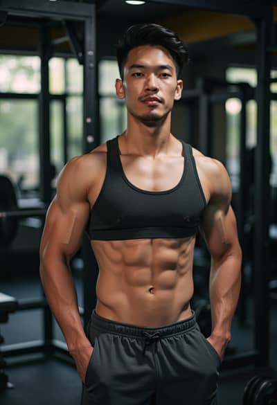 Professional fitness AI photo 42 - High quality artificial intelligence photography
