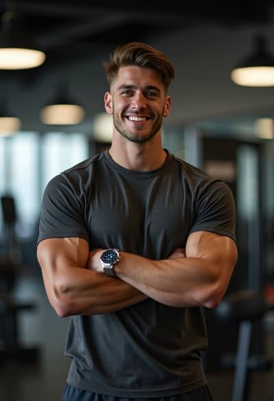 AI photography example 49 - fitness photos generated by artificial intelligence